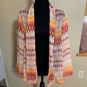 Chico’s Sheer cardigan.